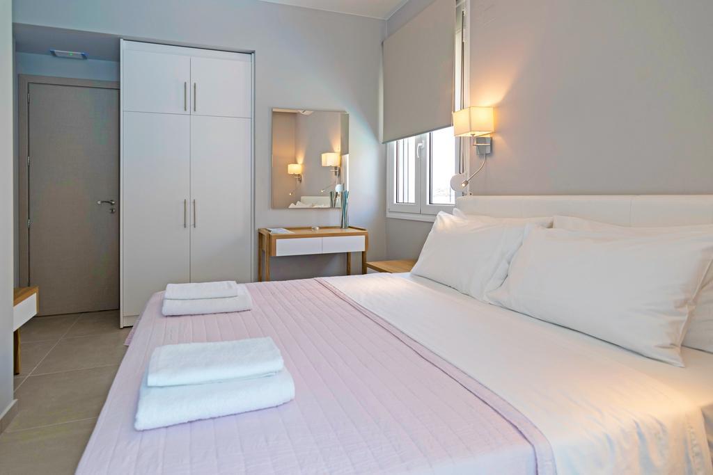Sonja Beachfront Apartments Kato Daratso Bagian luar foto