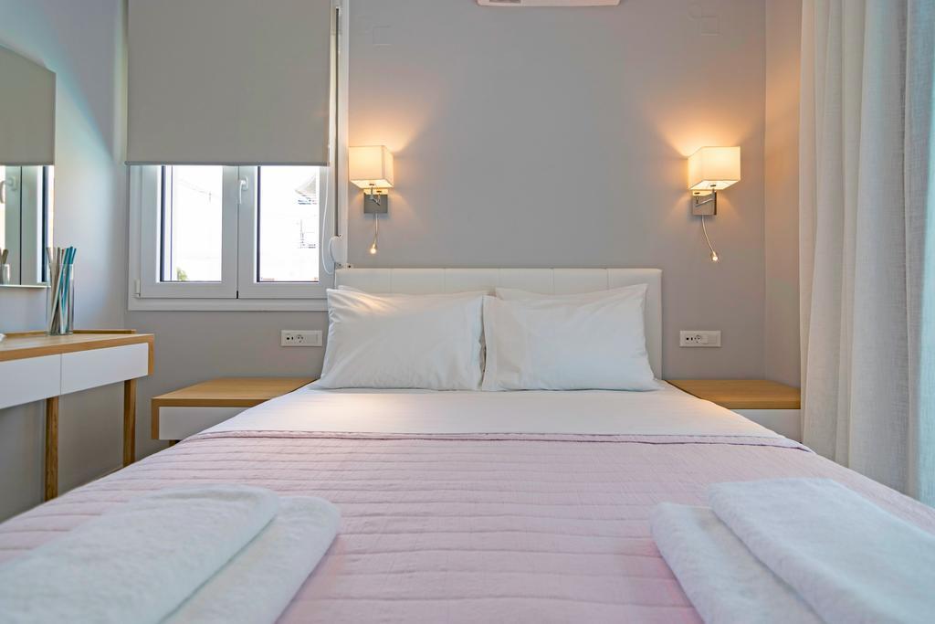 Sonja Beachfront Apartments Kato Daratso Bagian luar foto