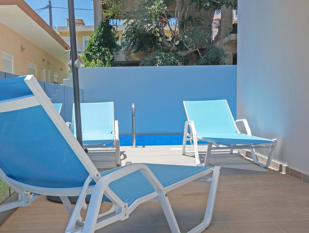 Sonja Beachfront Apartments Kato Daratso Bagian luar foto