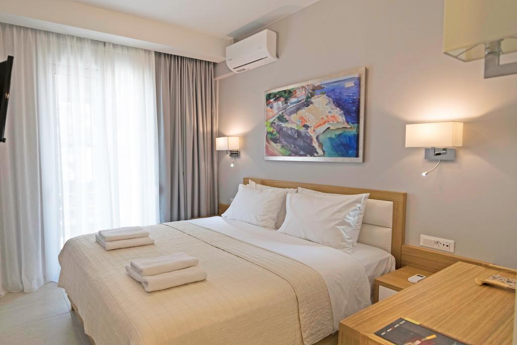 Sonja Beachfront Apartments Kato Daratso Bagian luar foto