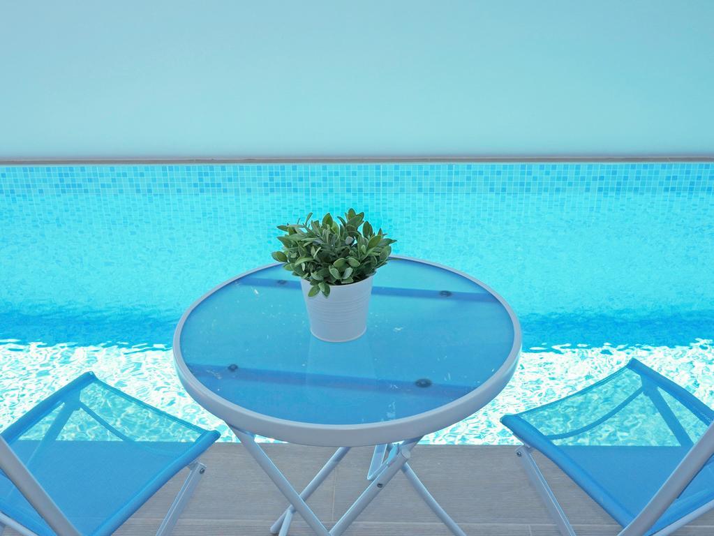 Sonja Beachfront Apartments Kato Daratso Bagian luar foto
