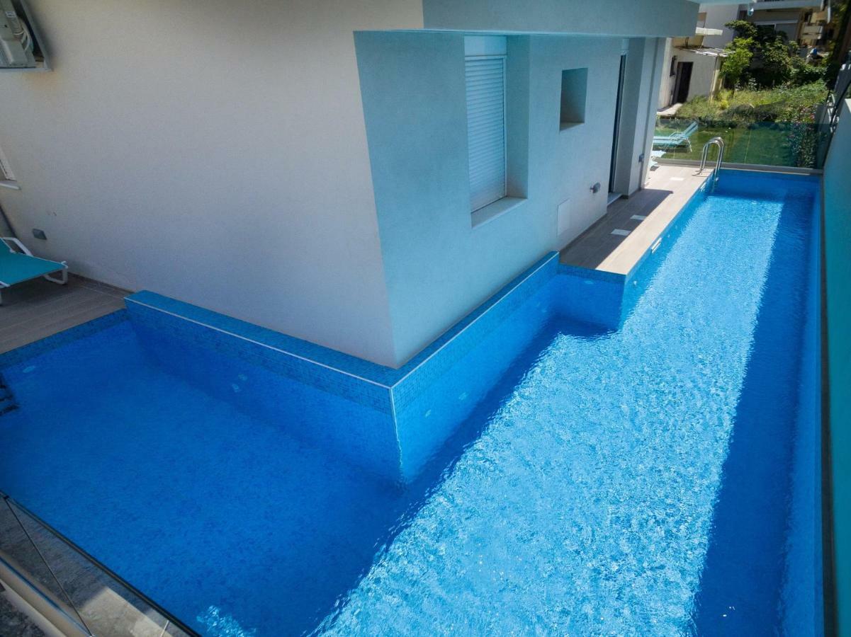 Sonja Beachfront Apartments Kato Daratso Bagian luar foto